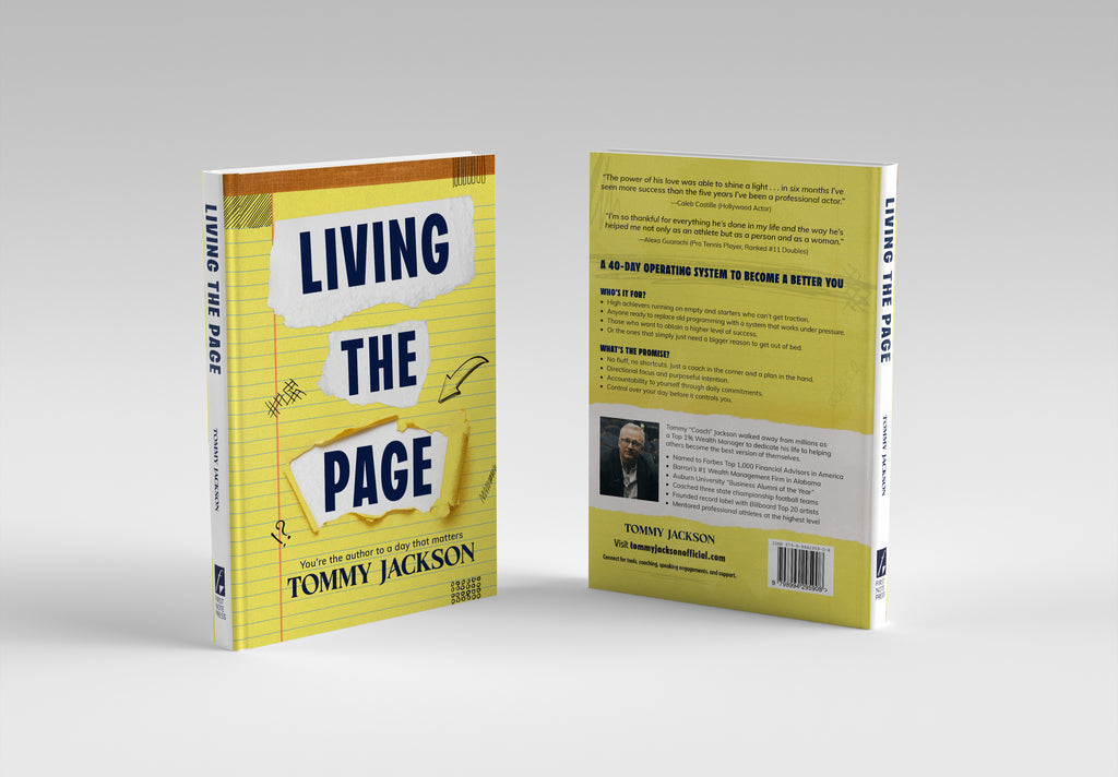 Living The Page Book 6 x 9 - Hardcover