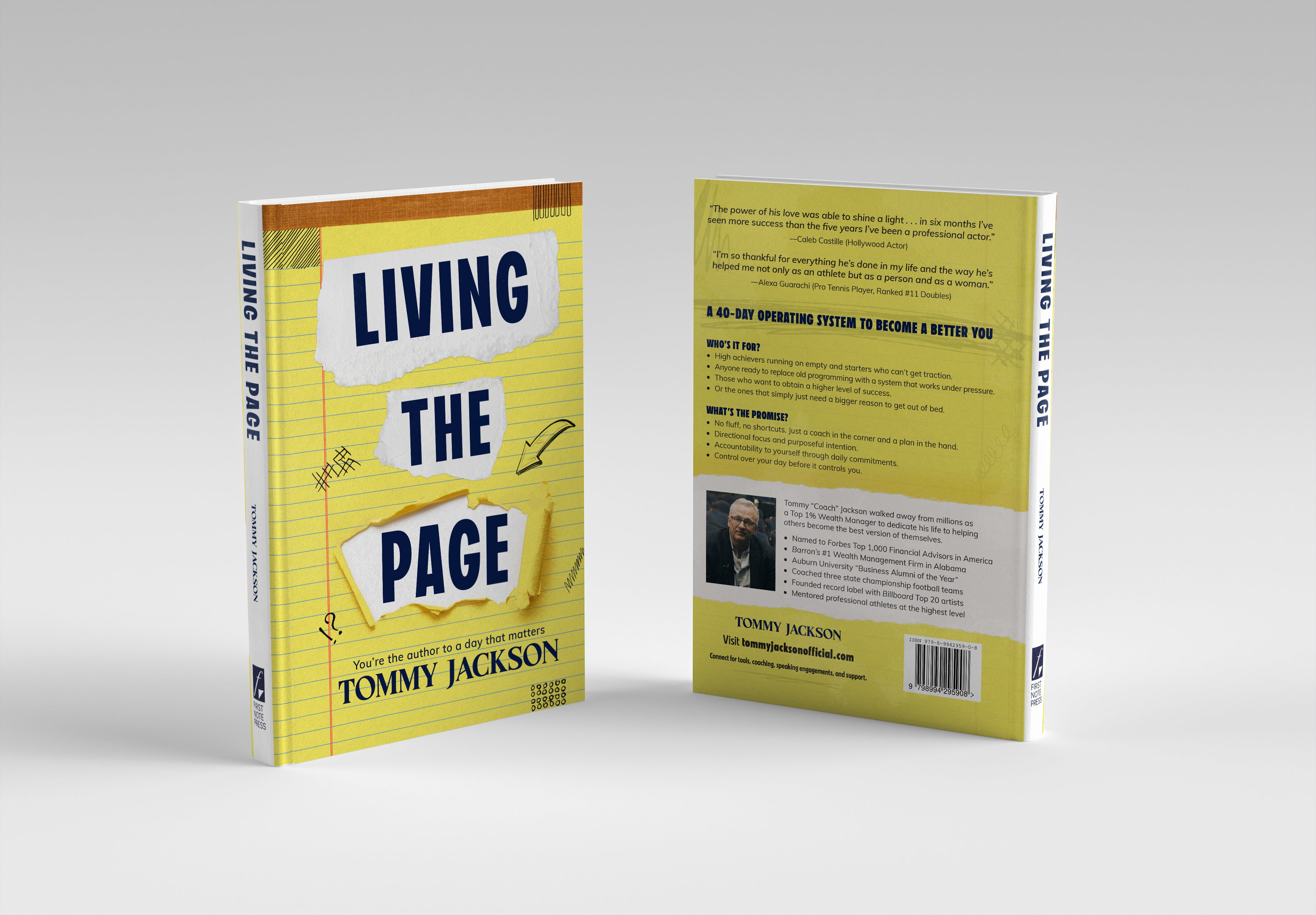 Living The Page Book 6 x 9 - Hardcover