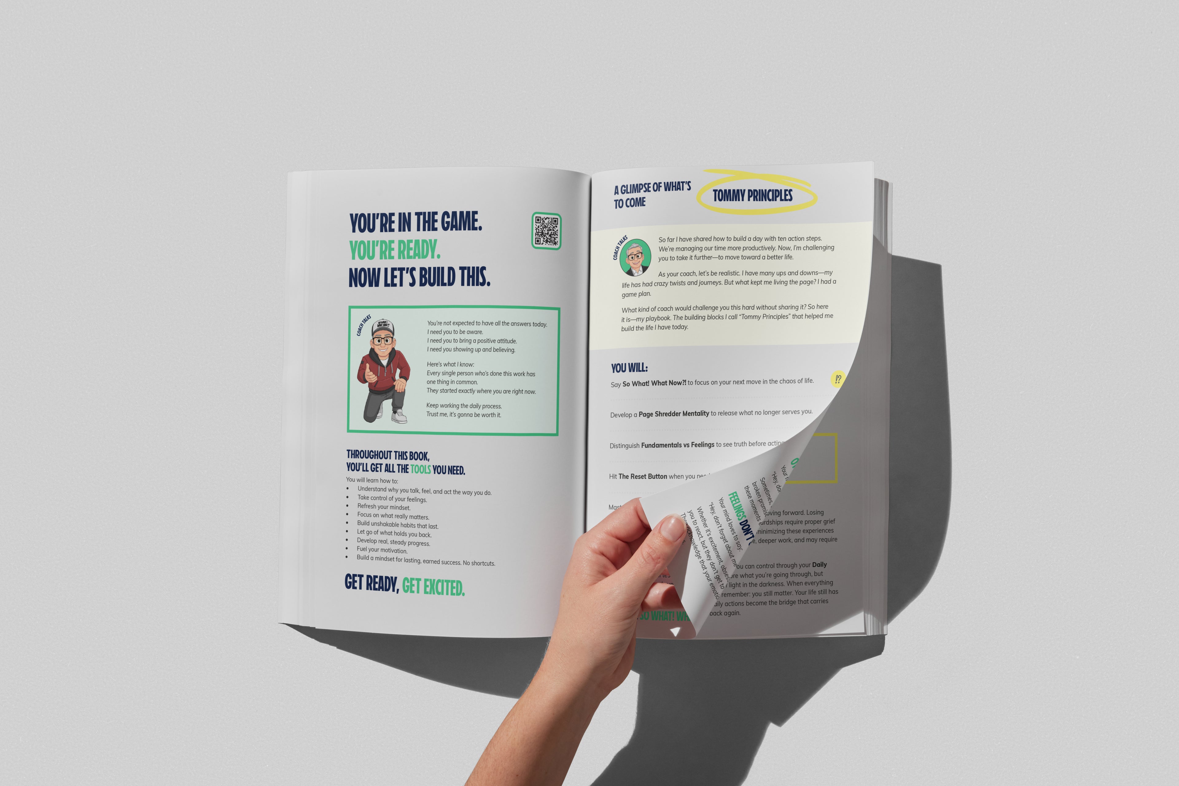 Living The Page Book 6 x 9 - Hardcover